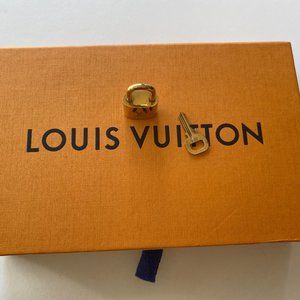 SOLD SOLD SOLD!!!  AUTHENTIC LOUIS VUITTON PADLOCK & KEY BRASS GOLD #323